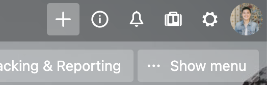 An image showing the navigation icons on Trello Turn on screen reader support